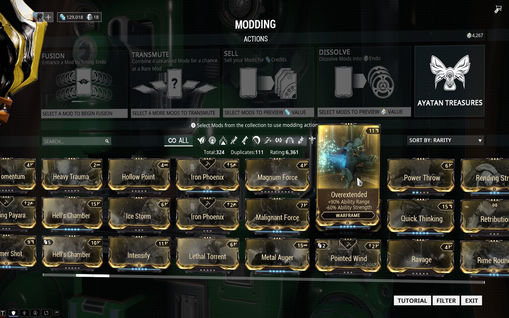Trading system warframe