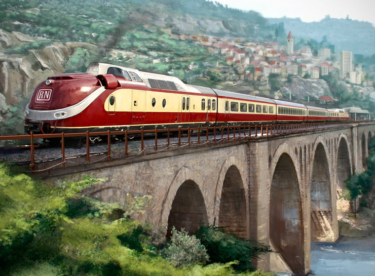 Rail Nation - symulator pociągu gra pociąg