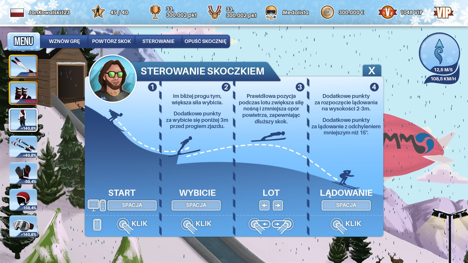 Ski Jump Simulator - skoki narciarskie gra pc